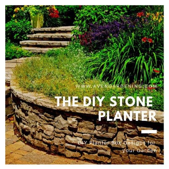 The DIY stone planter