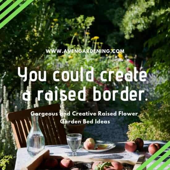 You could create a raised border