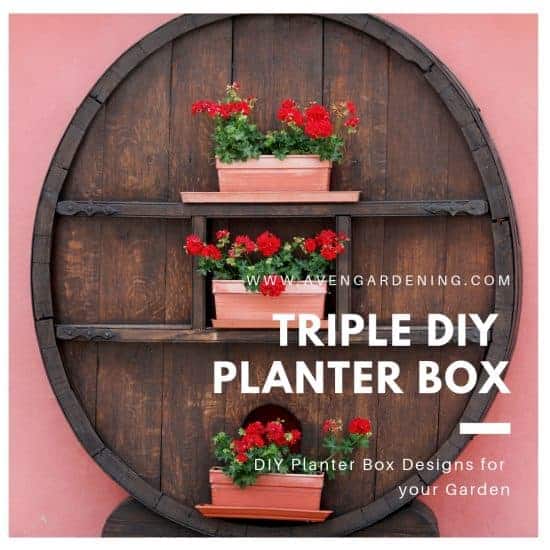 The triple DIY planter box 