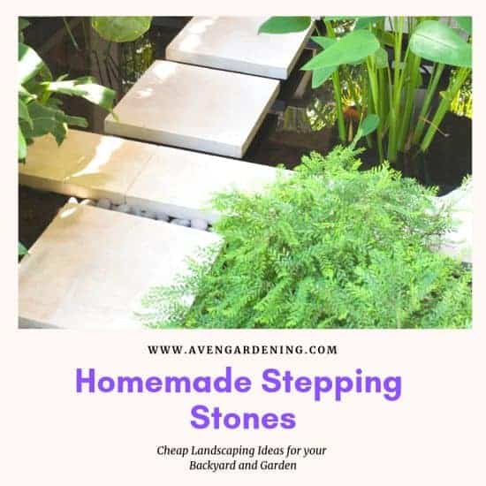 Homemade Stepping Stones