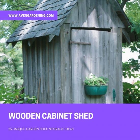 Wooden Cabinet Garden Essentials