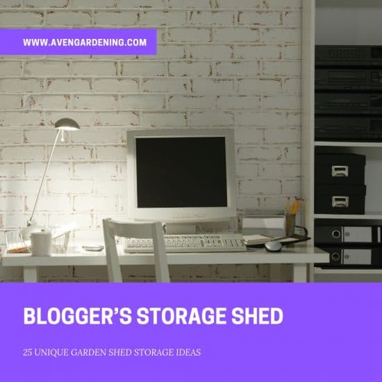 Blogger Storage Shed