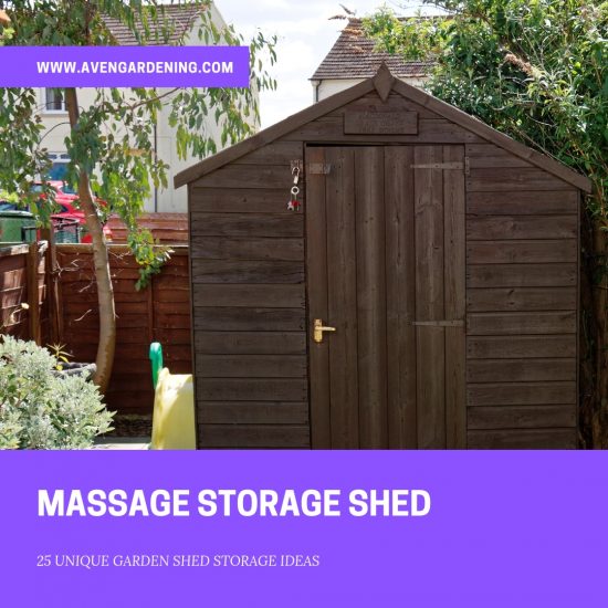 Massage Storage Shed