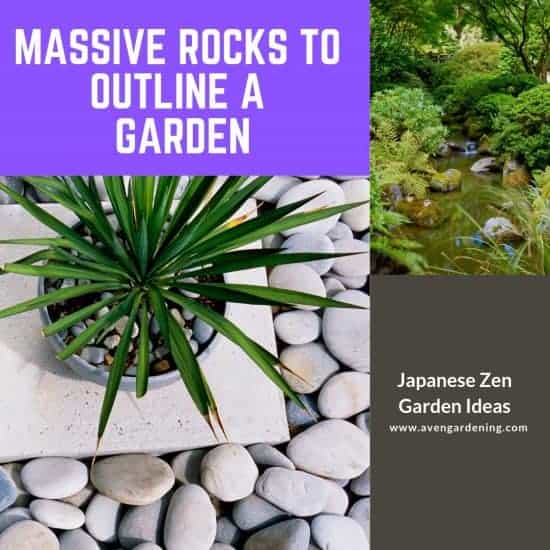 massive rocks garden