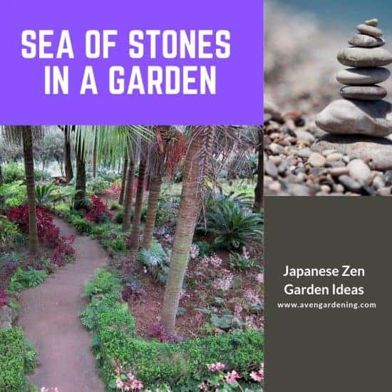 Sea of stones garden