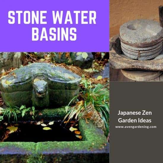 Stone water basins 