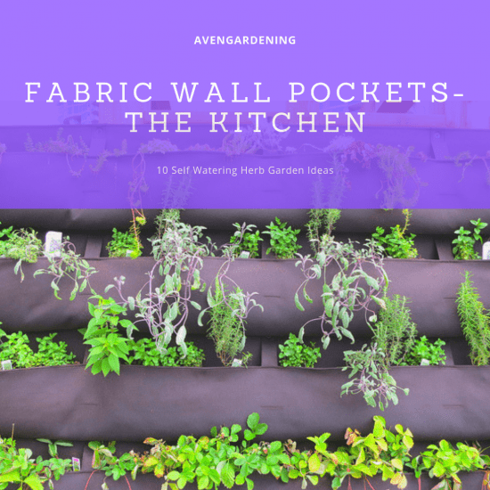 Fabric Wall Pockets- The Kitchen 