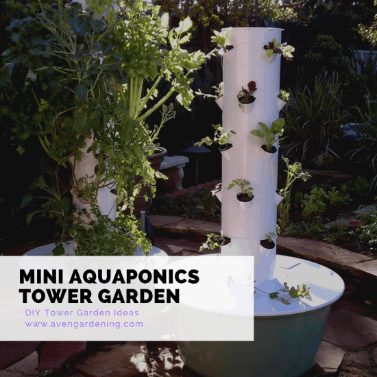 Mini Aquaponics Tower Garden