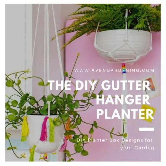 The DIY Gutter Hanger Planter