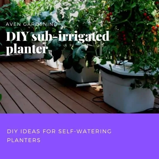 DIY sub-irrigated planter