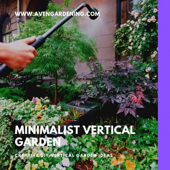 Minimalist Vertical garden