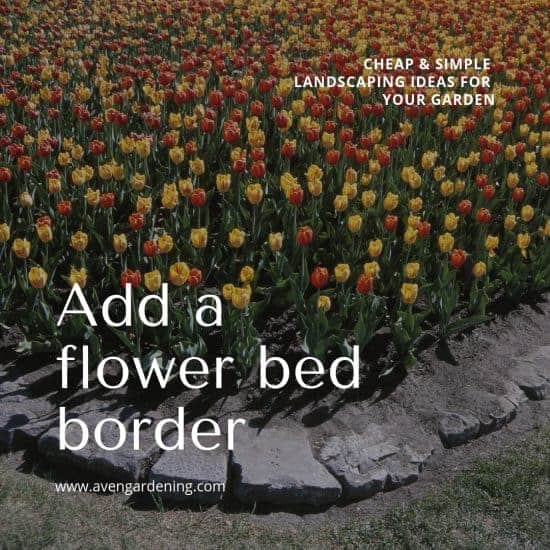 Add Flower Bed Borders