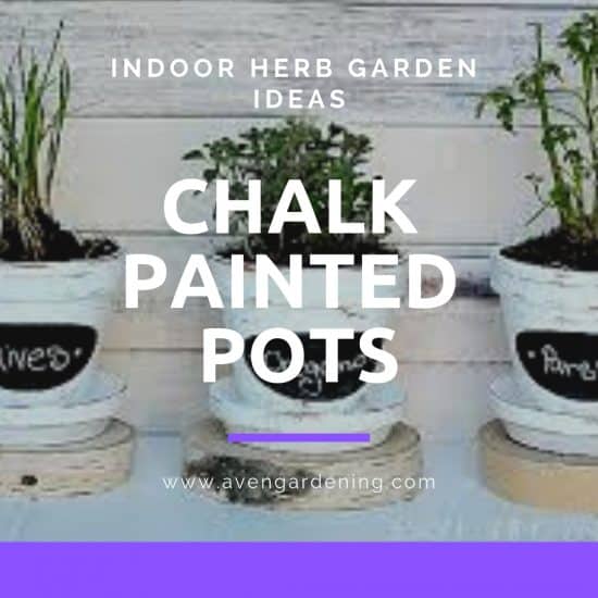 Chalked Painted Pots
