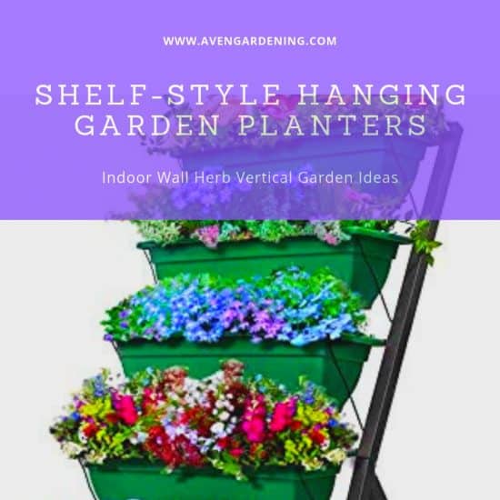 Shelf-Style Hanging Garden Planters